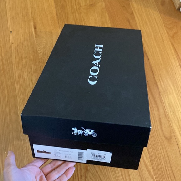 NIB Mens Coach Mott Driver Loafer Brown Size 8.5 - Picture 7 of 7